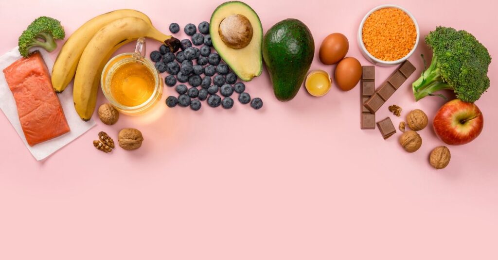 Cosmetics with foods